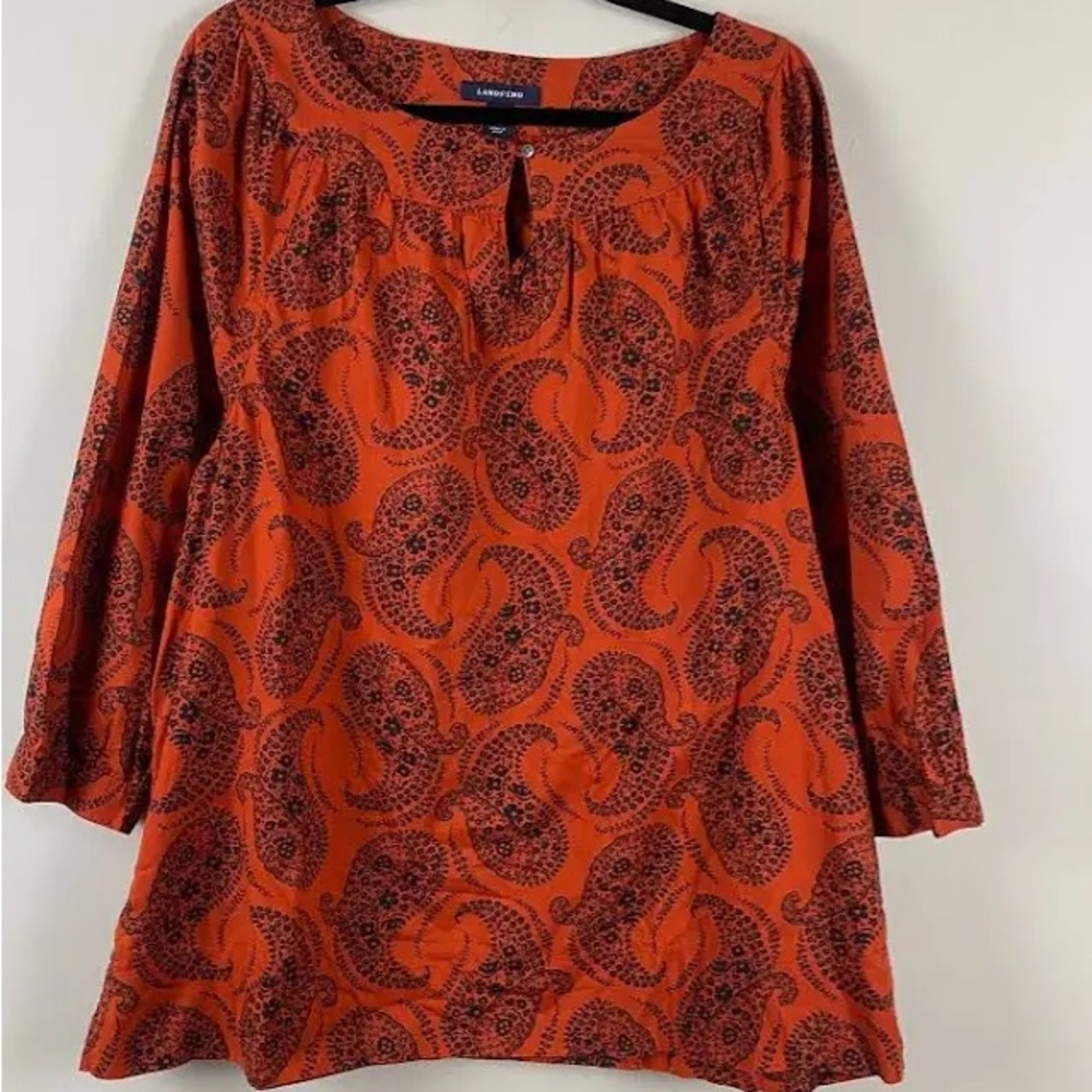 New listing Lands end rustic shirt NWT size 16